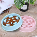 Slow feeder snuffle bowl anti-choking puzzle maze dog bowl