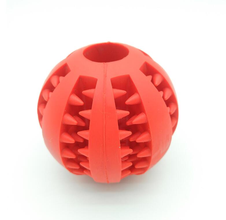 Dog snuffle ball slow feeder rubber enrichment toy
