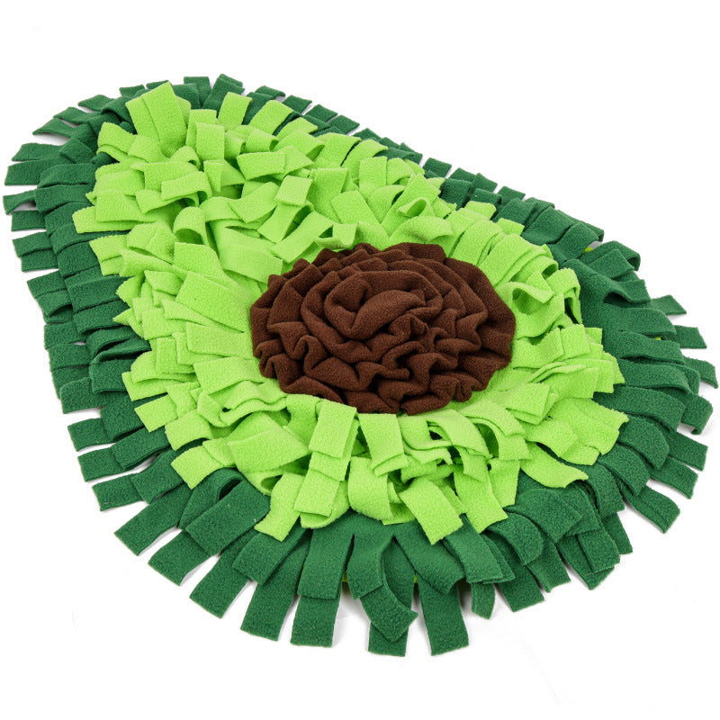 Dog snuffle mat forest nose work enrichment