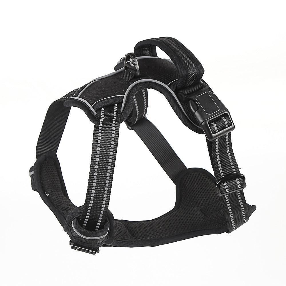 No-Pull Dog Harness Black - Snug Mutt