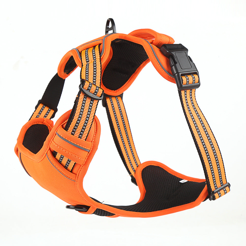 No-Pull Dog Harness Orange - Snug Mutt