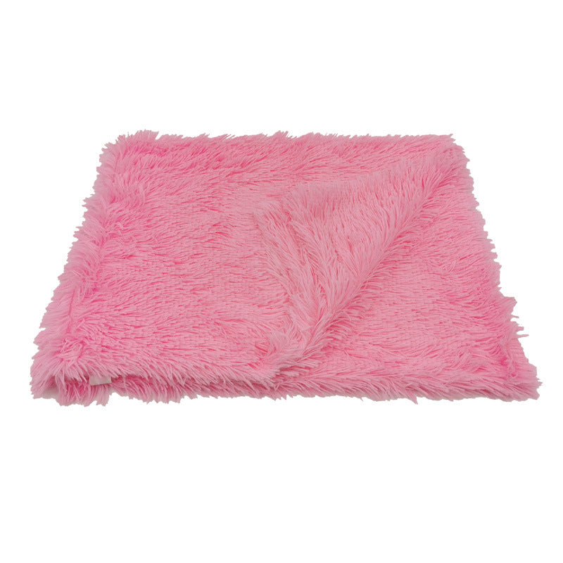 Soft fleece dog blanket warm plush cozy pet throw