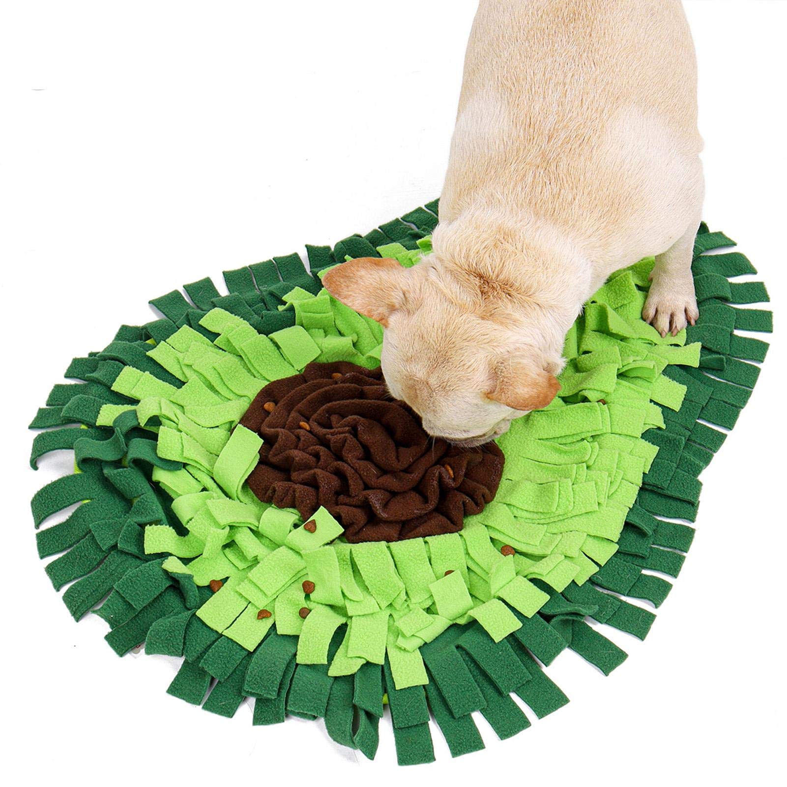Dog snuffle mat enrichment feeding training mat