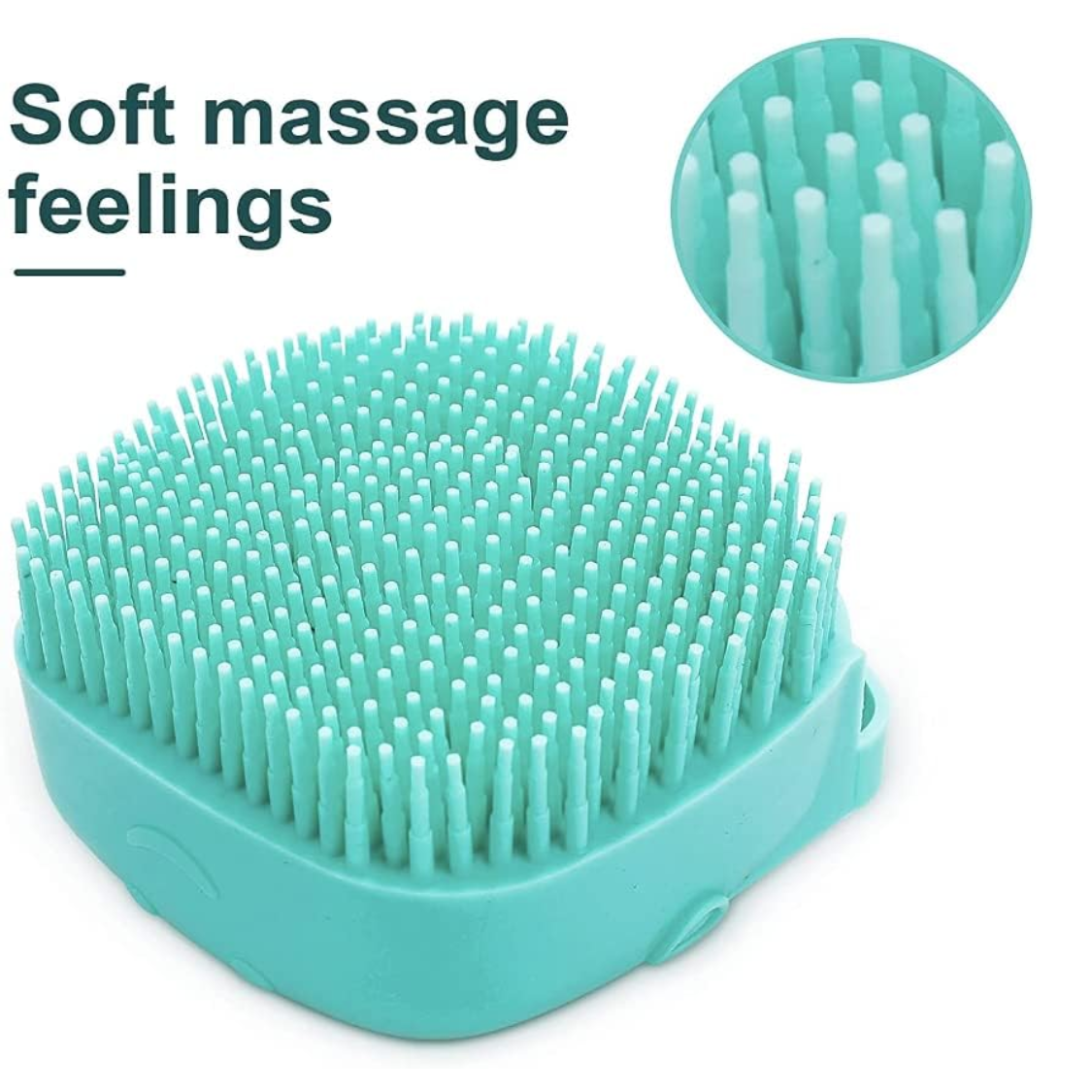 Dog Bath Massage Brush — Soft Silicone