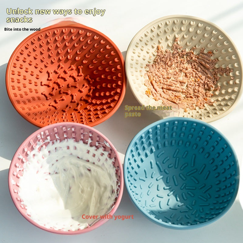 Silicone dog lick mat slow feeder multi pattern