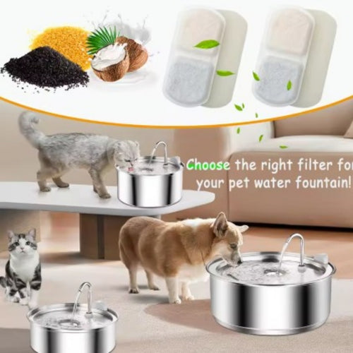 Cat dog water fountain automatic circulating filtered
