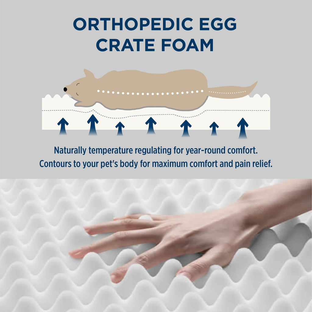 Orthopedic Pet Bed Non-Slip - Snug Mutt