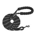 Standard dog leash 6ft heavy duty padded handle reflective