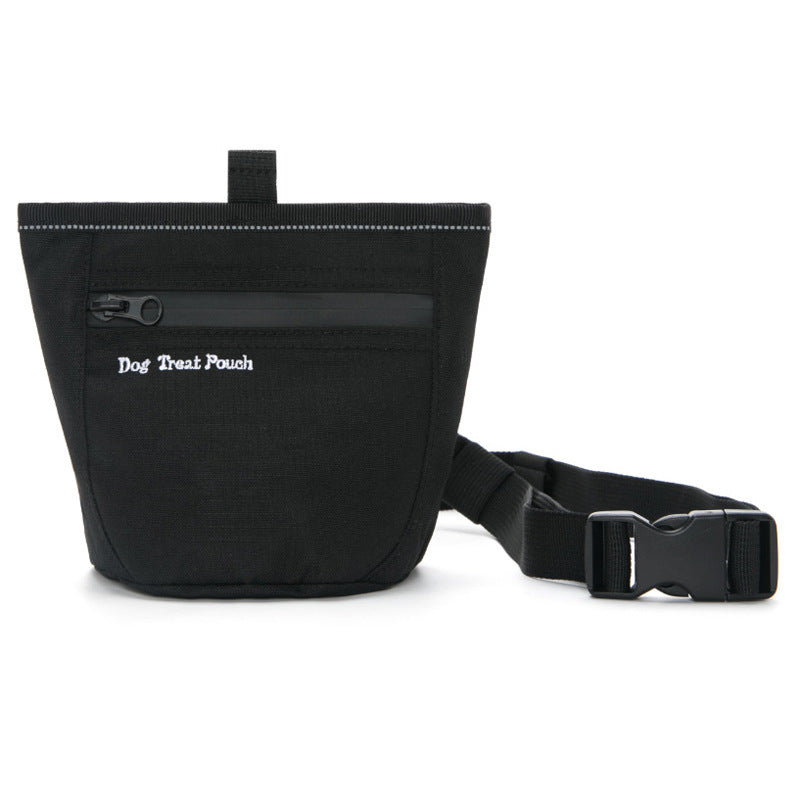 Dog training treat pouch food bag pocket magnetic clip belt