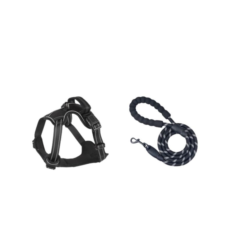 No-Pull Dog Harness — Breathable Reflective Vest with Leash Set