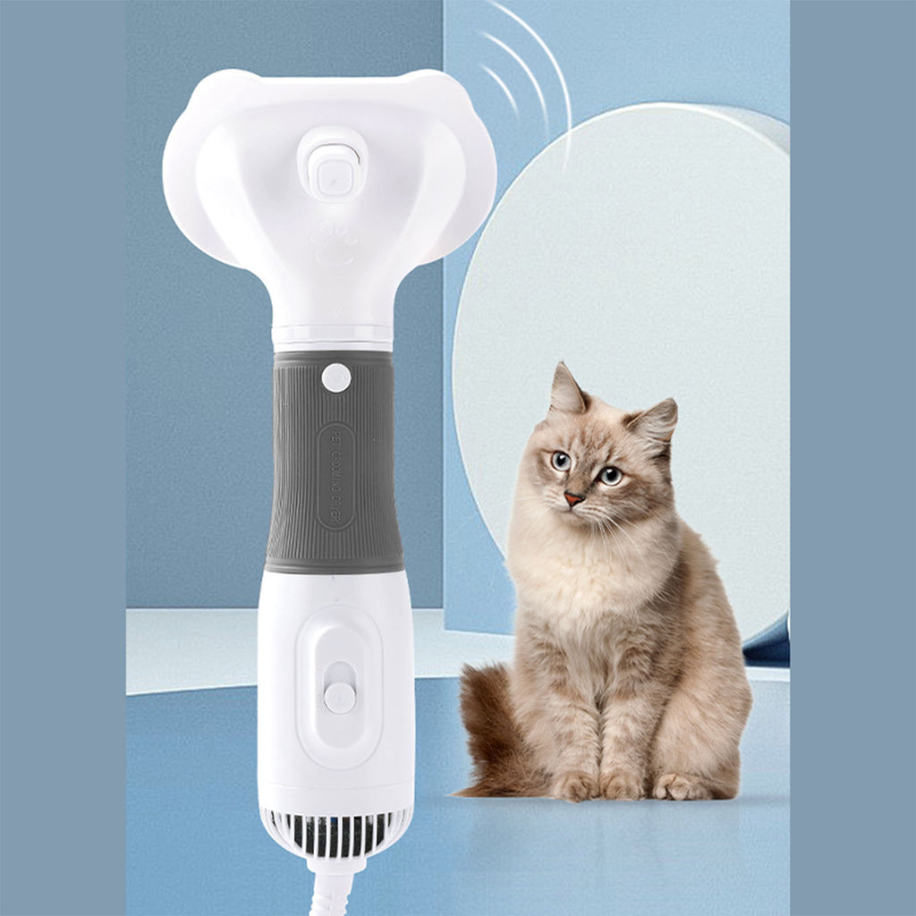 Dog Hair Dryer Brush 3-in-1 — 600W Low Noise
