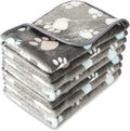 Self-warming dog mat Gray thermal fleece