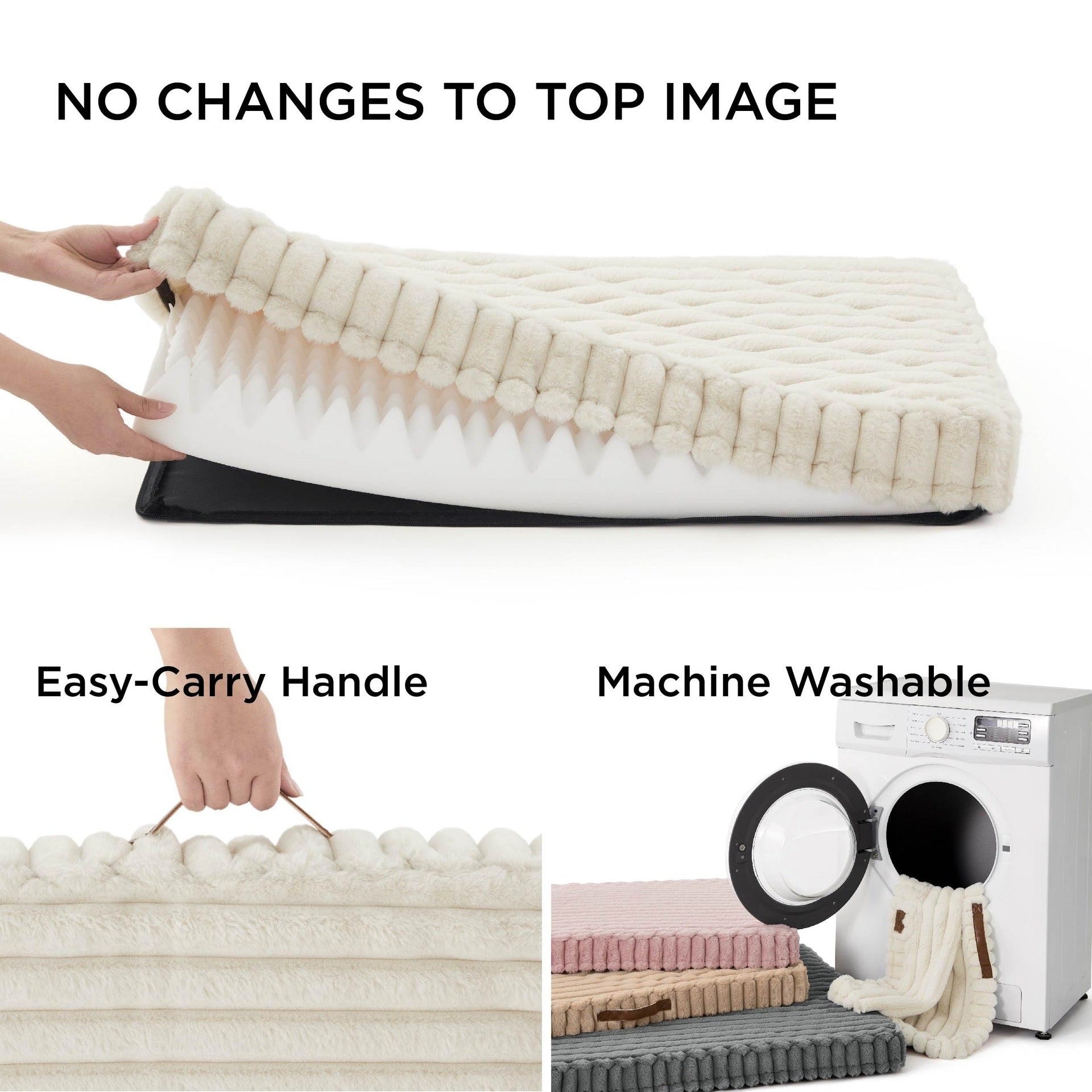 Dog Bed Removable Cover - Snug Mutt
