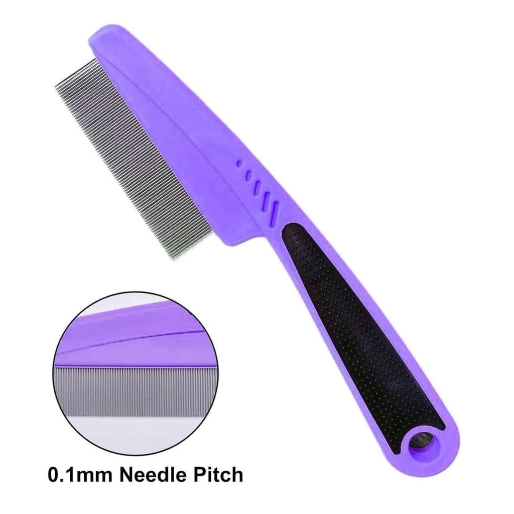 Fine Tooth Dog Comb — Flea & Tick Grooming Comb