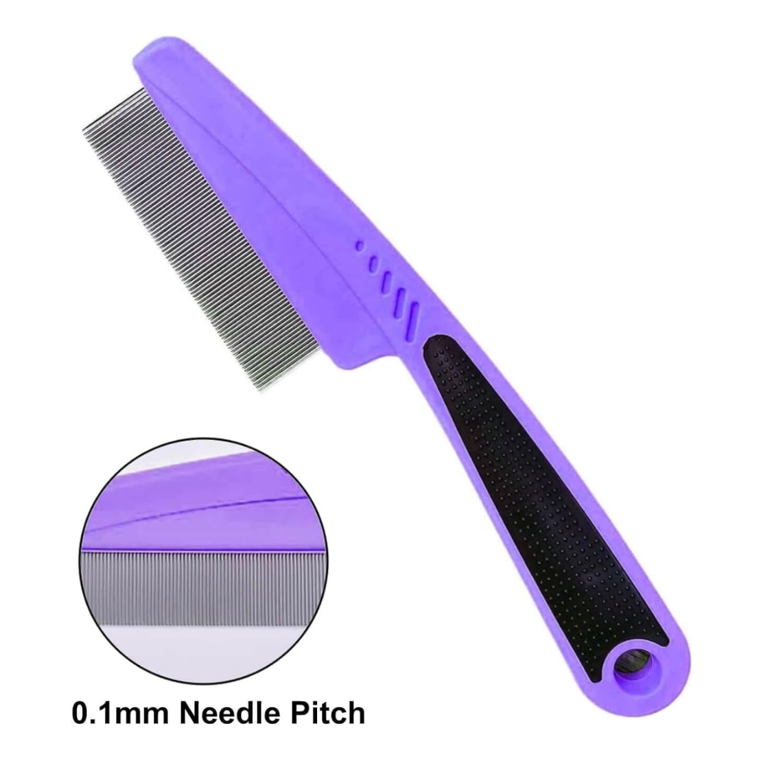 Fine Tooth Dog Comb — Flea & Tick Grooming Comb