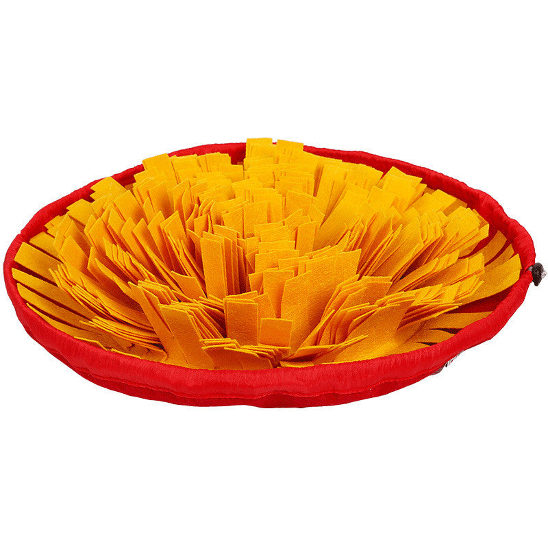 Snuffle Mat Autumn Leaves orange enrichment dog toy