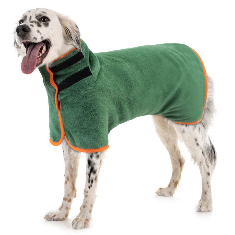 Dog Bathrobe — Microfiber Quick-Dry Drying Coat